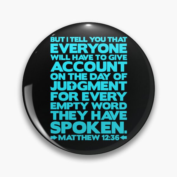 Item preview, Matthew 12:36 Day Of Judgment designed and sold by plushism.