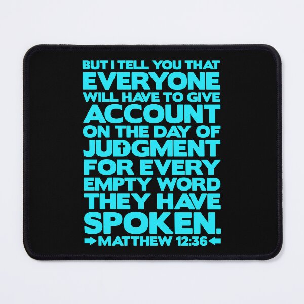 Item preview, Matthew 12:36 Day Of Judgment designed and sold by plushism.