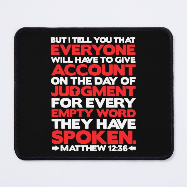 Item preview, Matthew 12:36 Day Of Judgment designed and sold by plushism.