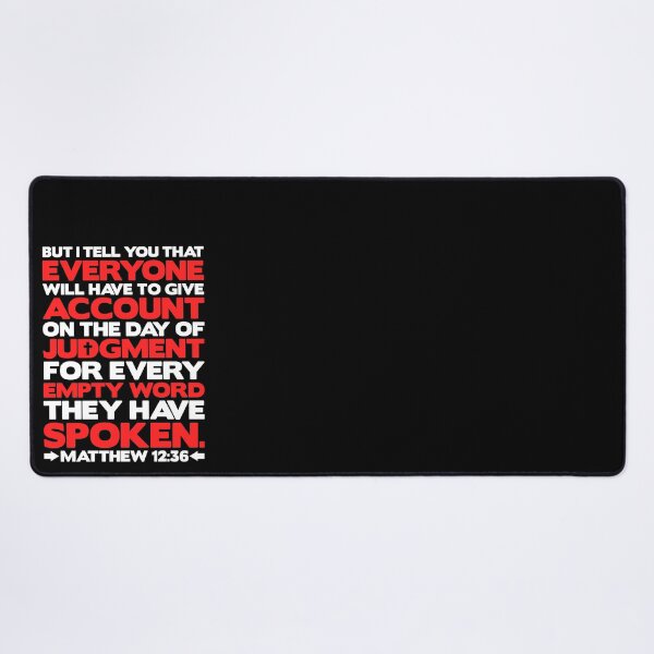 Item preview, Matthew 12:36 Day Of Judgment designed and sold by plushism.