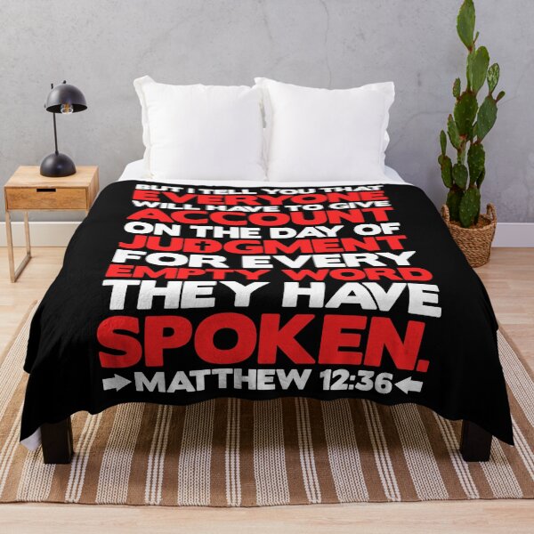 Item preview, Matthew 12:36 Day Of Judgment designed and sold by plushism.