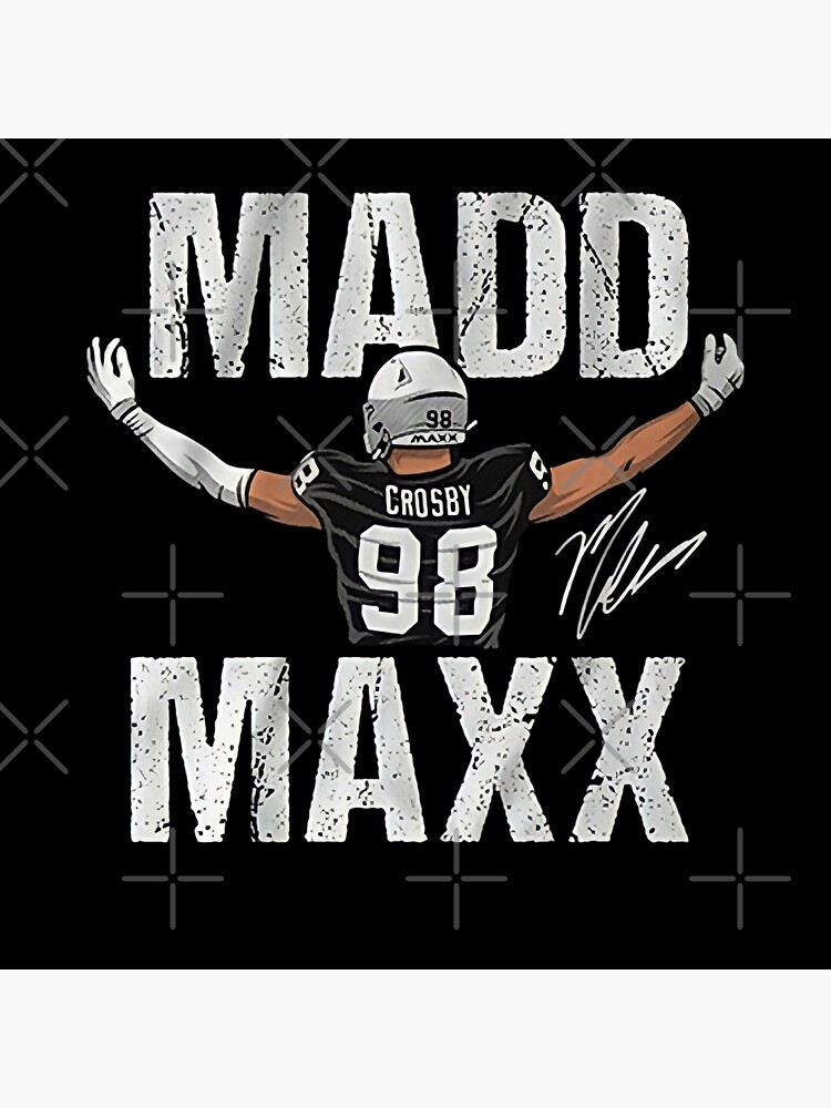 Oakland Raiders Lithograph print of Maxx Crosby 2022