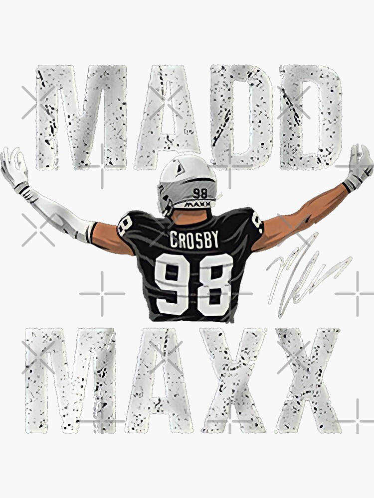 Maxx Crosby Sticker for Sale by Jeff Brandon