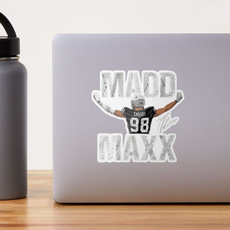 Maxx Crosby Sticker for Sale by Jeff Brandon