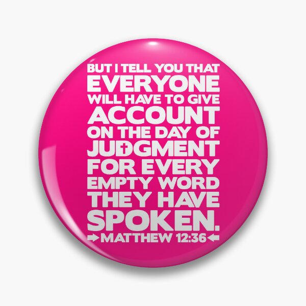 Item preview, Matthew 12:36 Day Of Judgment designed and sold by plushism.