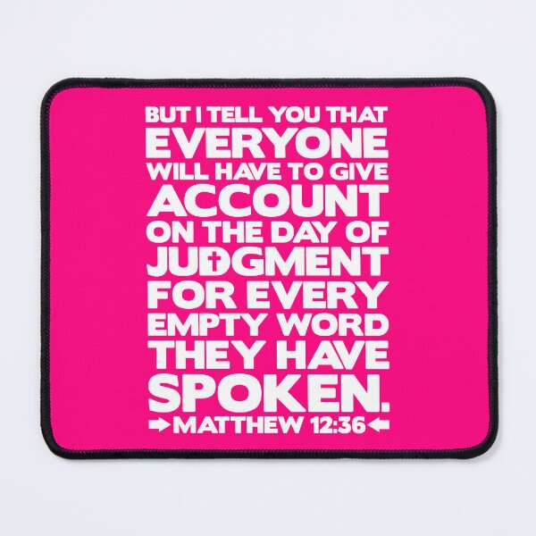 Item preview, Matthew 12:36 Day Of Judgment designed and sold by plushism.