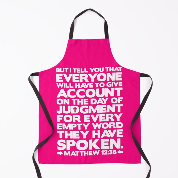 Item preview, Matthew 12:36 Day Of Judgment designed and sold by plushism.