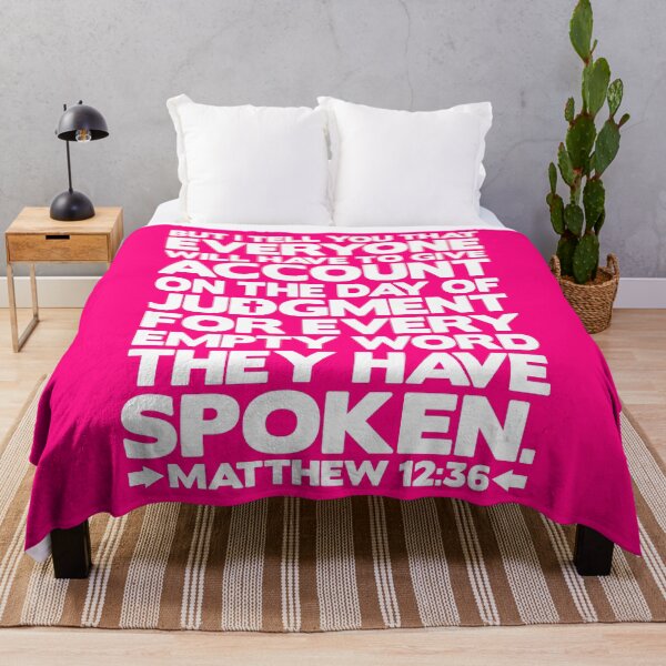 Item preview, Matthew 12:36 Day Of Judgment designed and sold by plushism.