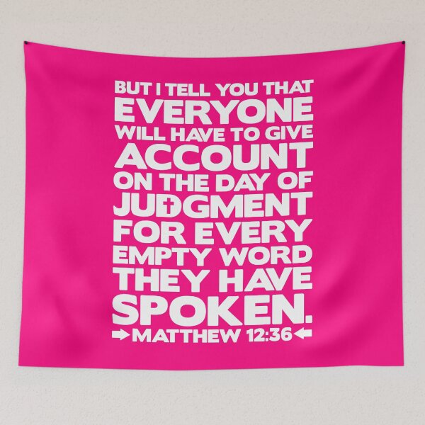 Item preview, Matthew 12:36 Day Of Judgment designed and sold by plushism.