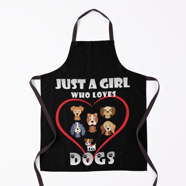 Item preview, JUST A GIRL WHO LOVES DOGS designed and sold by MANIMESH01.