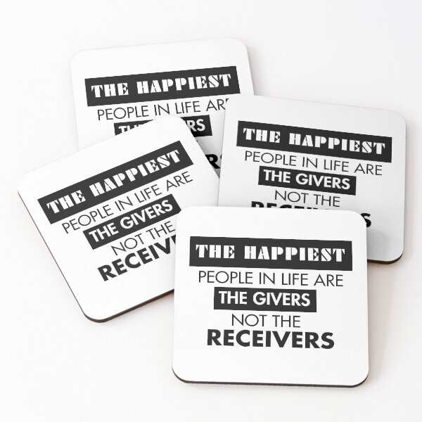 Item preview, the happiest people in life are the givers, not the receivers ,funny friend quotes 2022 designed and sold by BEE-CREATIVO.