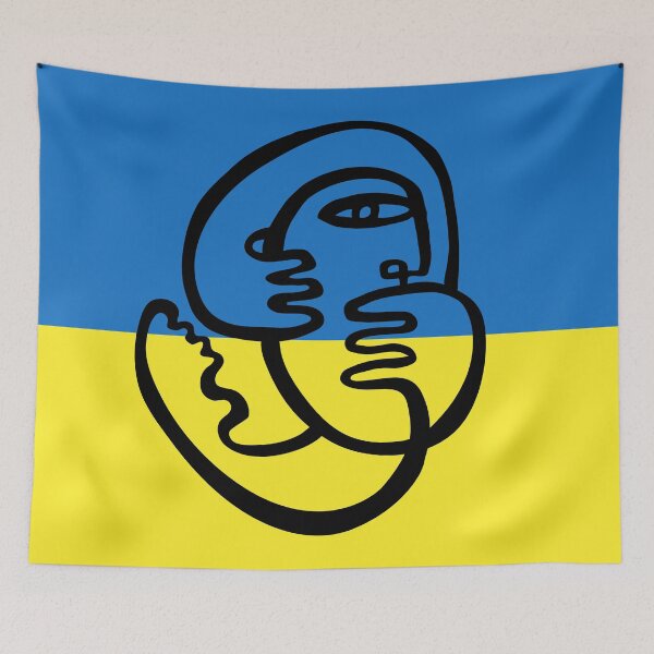 Item preview, Support Ukraine - Think Back Ukraine designed and sold by ceciliawaxberg.