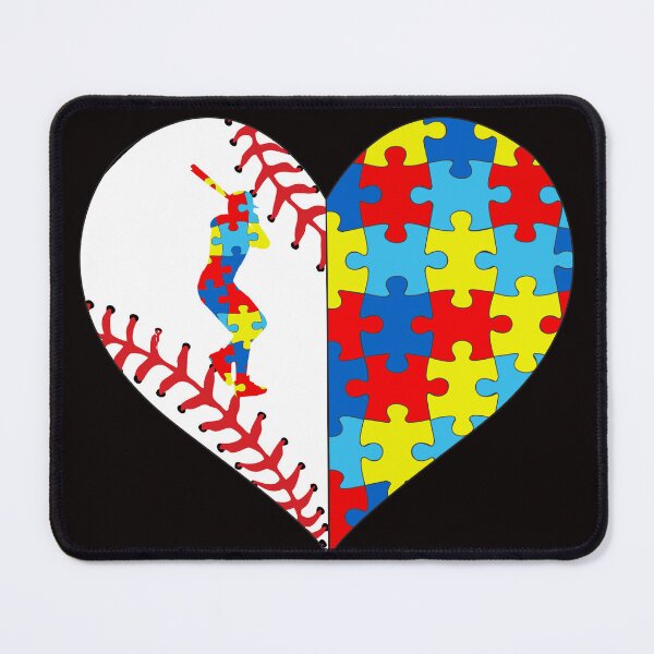 Item preview, Autism Support Baseball - Puzzel Basebal - Autism Awareness designed and sold by mad art.