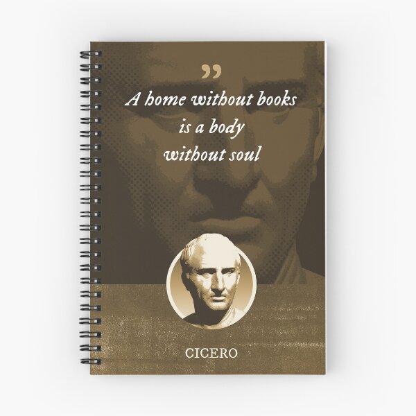 Item preview, Marcus Tullius Cicero - A home without books is a body without soul designed and sold by Syahrasi.