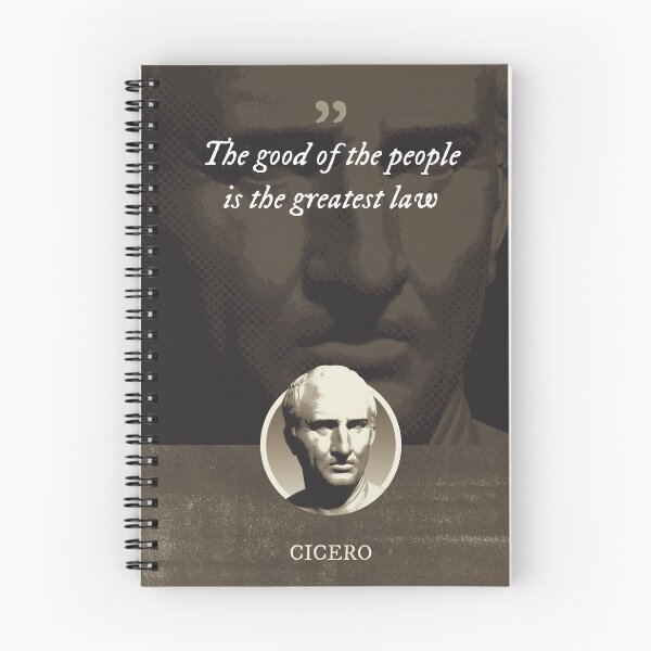 Item preview, Marcus Tullius Cicero - The good of the people is the greatest law designed and sold by Syahrasi.