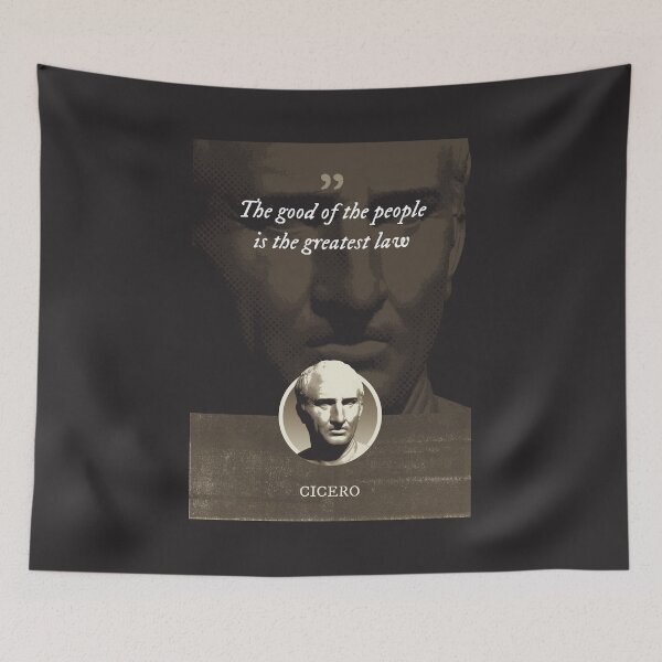Item preview, Marcus Tullius Cicero - The good of the people is the greatest law designed and sold by Syahrasi.