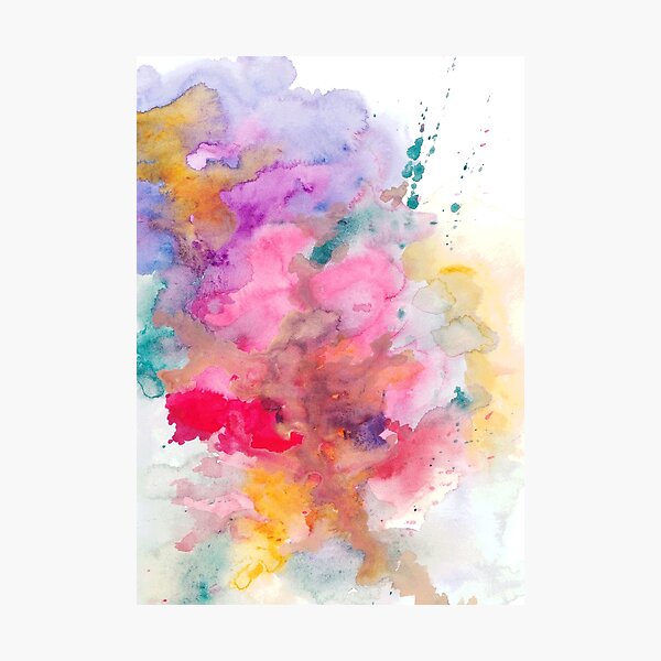 Pastel Colors Batik Photographic Print