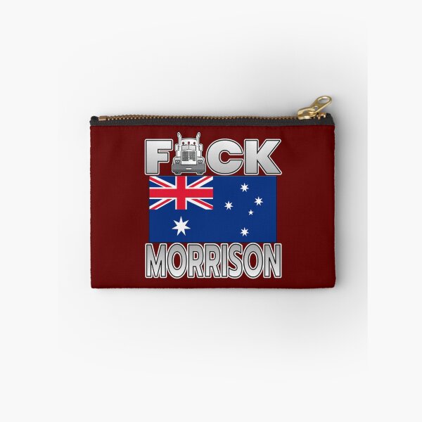 Item preview, FREEDOM CONVOY AUSTRALIA - FREEDOM RALLY AUSTRALIA FLAG HEARTS DESIGN WHITE LETTERS F-CK MORRISON designed and sold by Jeanetteandsons.