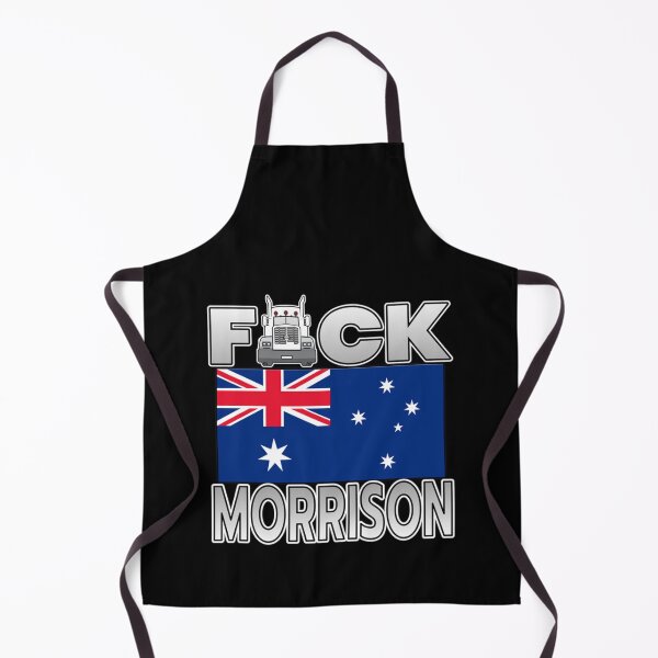 Item preview, FREEDOM CONVOY AUSTRALIA - FREEDOM RALLY AUSTRALIA FLAG HEARTS DESIGN WHITE LETTERS F-CK MORRISON designed and sold by Jeanetteandsons.