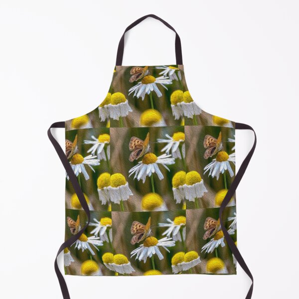 Item preview, Chamomile and tiger butterfly designed and sold by Patternflower.