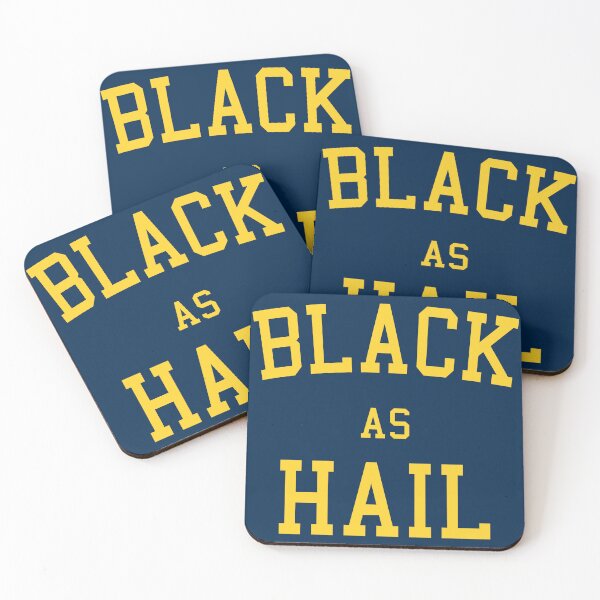 Item preview, Black As Hail. Hail to Michigan designed and sold by SpringPetals.