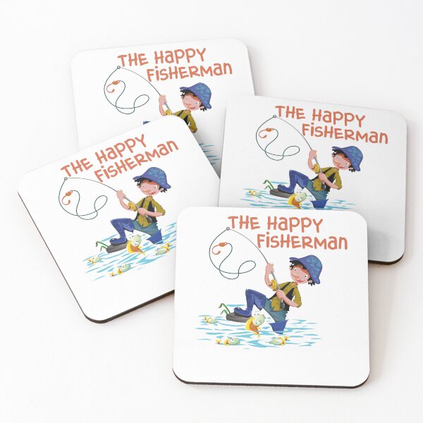 Item preview, the happy fisherman,funny Characters  designed and sold by KElife.