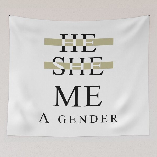 Item preview, He She Me A Gender designed and sold by AidaKreps.
