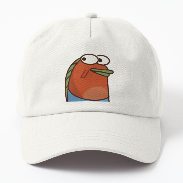 Artikel-Vorschau von Lustiges orangefarbenes SpongeBob-Charakter-Fischseitenauge!, designt und verkauft von sqshmallowsart.