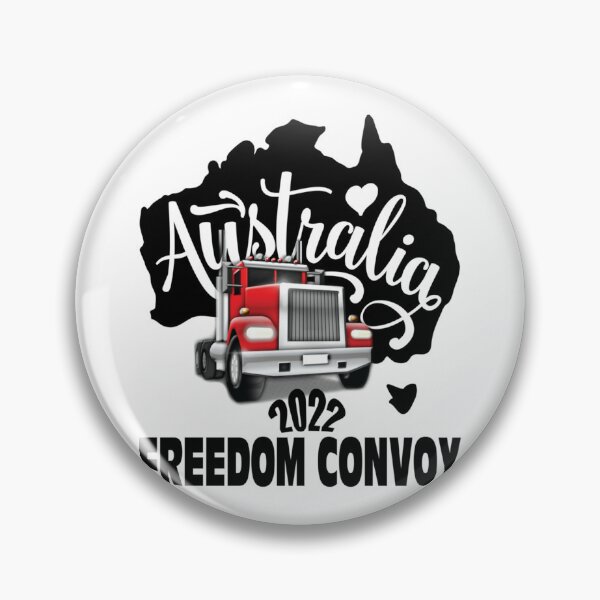 Item preview, Freedom Convoy Australia 2022  Truck with Australian Continent      designed and sold by Jeanetteandsons.