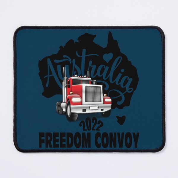 Item preview, Freedom Convoy Australia 2022 Truck with Australian Continent designed and sold by Jeanetteandsons.