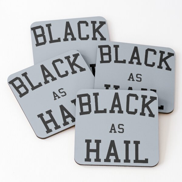 Item preview, Black As Hail. Hail to Michigan designed and sold by SpringPetals.