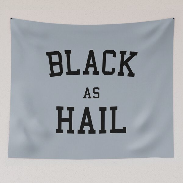 Item preview, Black As Hail. Hail to Michigan designed and sold by SpringPetals.
