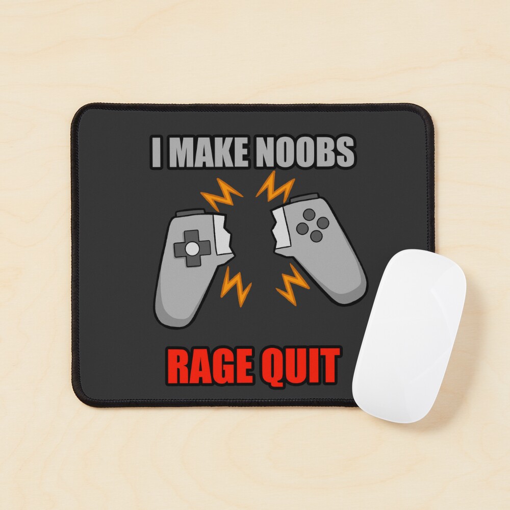 I make noobs rage quit Sticker for Sale by RedaDHB