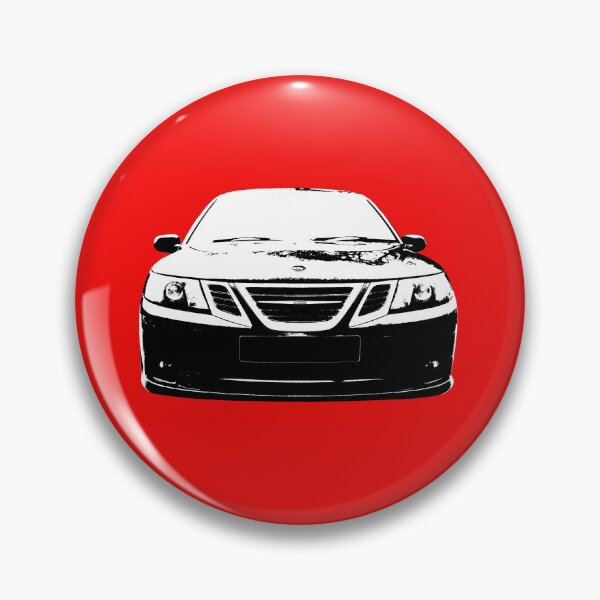 Item preview, Saab 9-3 2nd generation classic car black/white monoblock designed and sold by soitwouldseem.