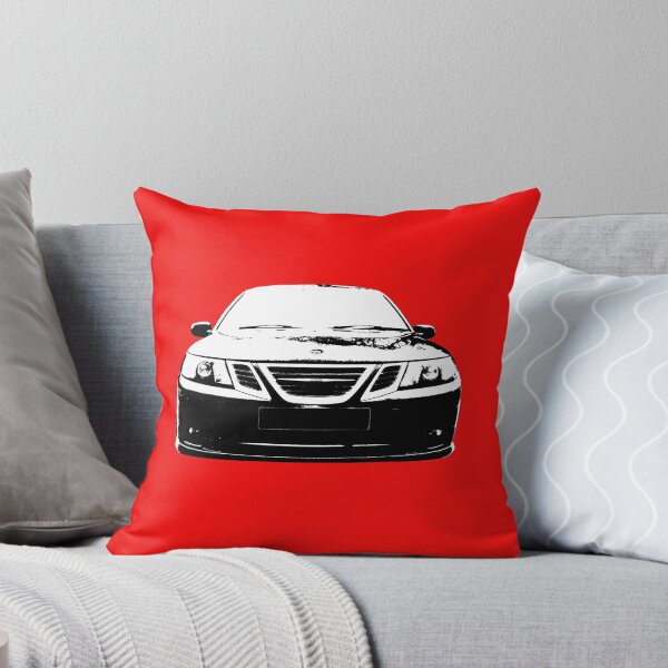 Artikelvorschau, Saab 9-3 Oldtimer der 2. Generation, schwarz/weißer Monoblock entworfen und verkauft von soitwouldseem.
