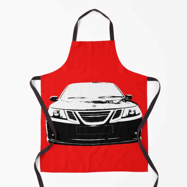 Item preview, Saab 9-3 2nd generation classic car black/white monoblock designed and sold by soitwouldseem.