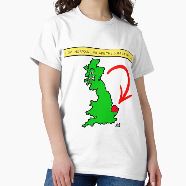 Item preview, I Love Norfolk, We Are The Bum of The U.K! designed and sold by Vincent J. Newman.