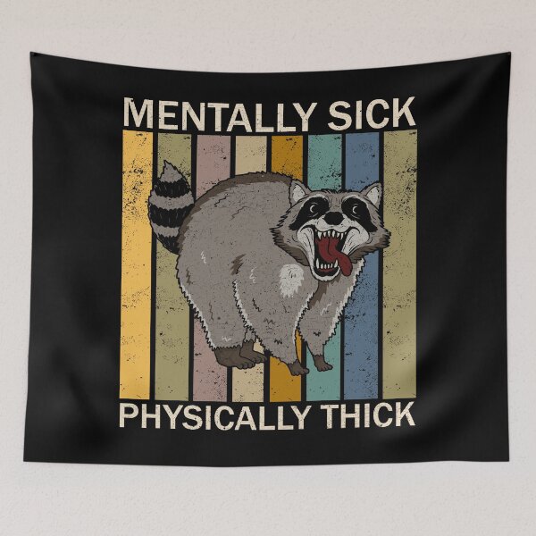 Item preview, Mentally Sick Physically Thick designed and sold by ValentinaHramov.