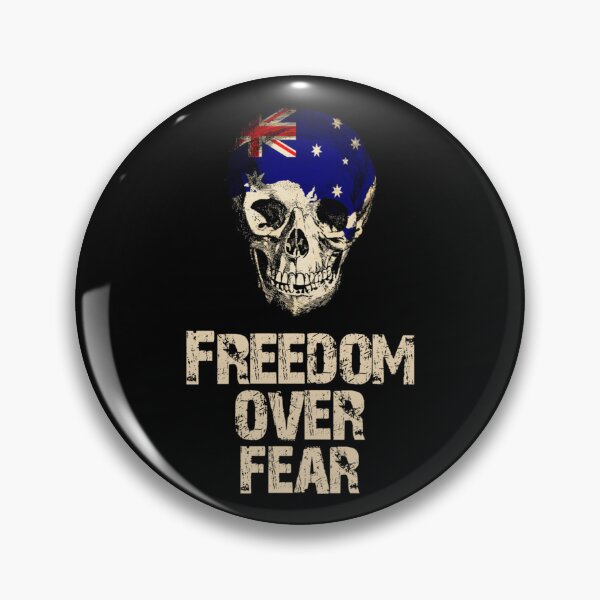Item preview, Freedom over fear - Brave skull of Australia   designed and sold by Jeanetteandsons.