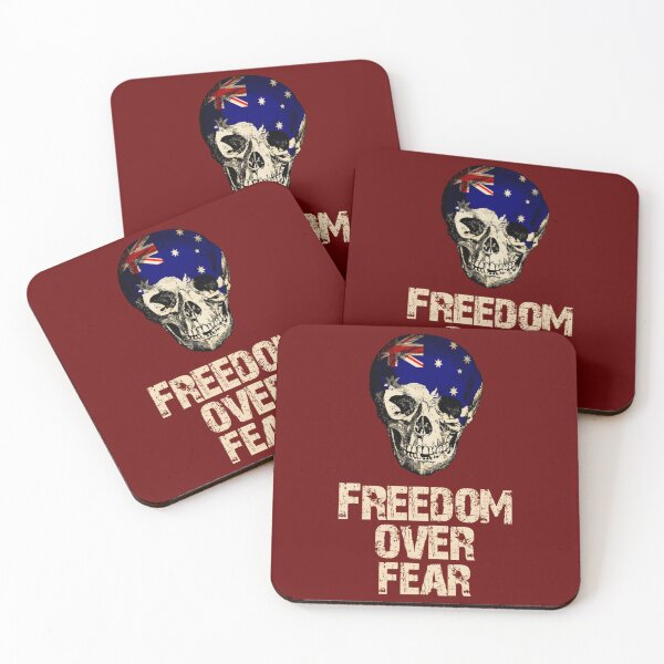 Item preview, Freedom over fear - Brave skull of Australia   designed and sold by Jeanetteandsons.