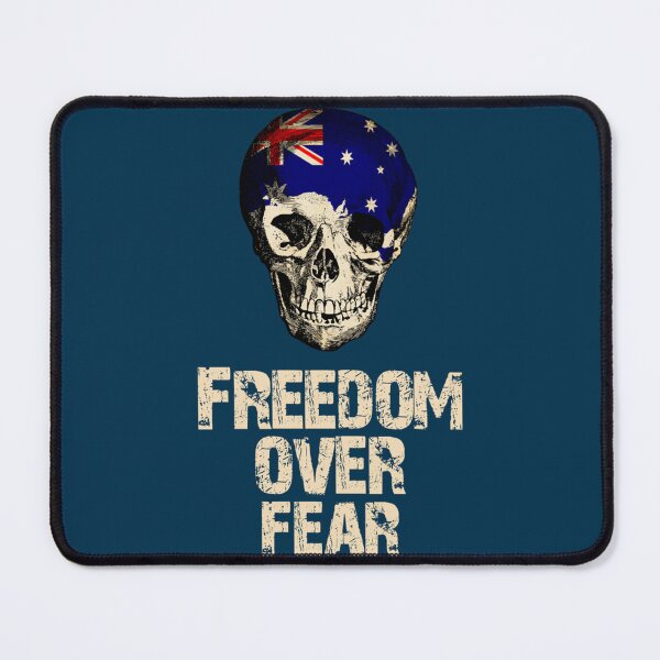 Item preview, Freedom over fear - Brave skull of Australia designed and sold by Jeanetteandsons.