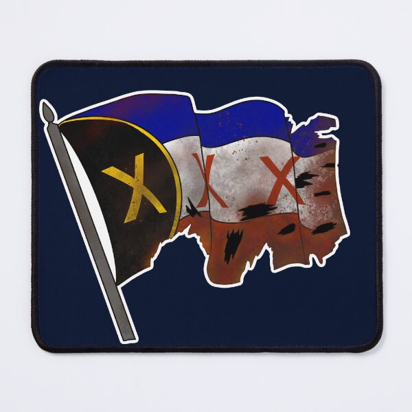 Item preview, Burned L’manburg flag designed and sold by Bubble-emCreate.