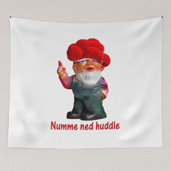Item preview, Bollenhut Garden Gnome - Number ned huddle - designed and sold by iL PhotoArt Germany.