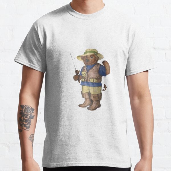 polo bear fishing t shirt