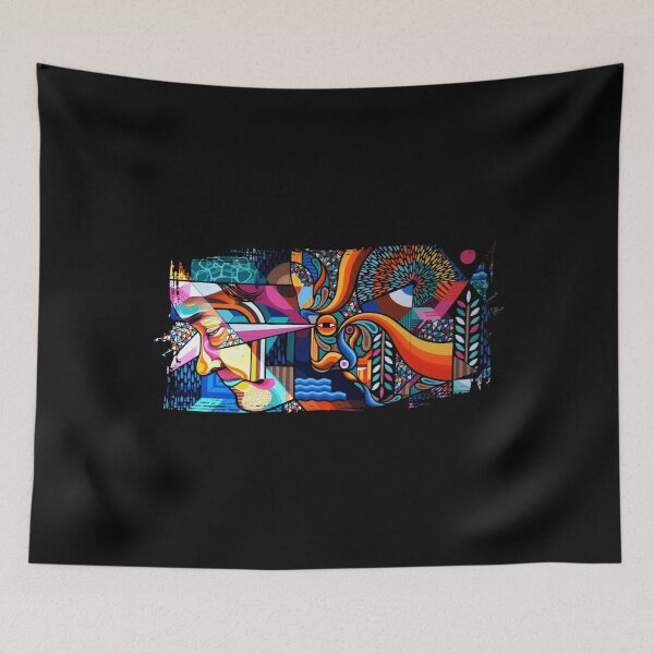 Item preview, Mural Sadness Beastman Canvas Print designed and sold by odemsysyobst.