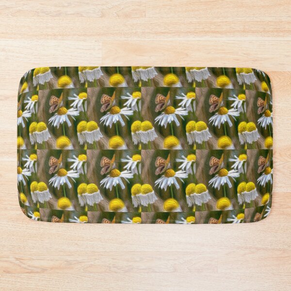 Item preview, Chamomile and tiger butterfly designed and sold by Patternflower.