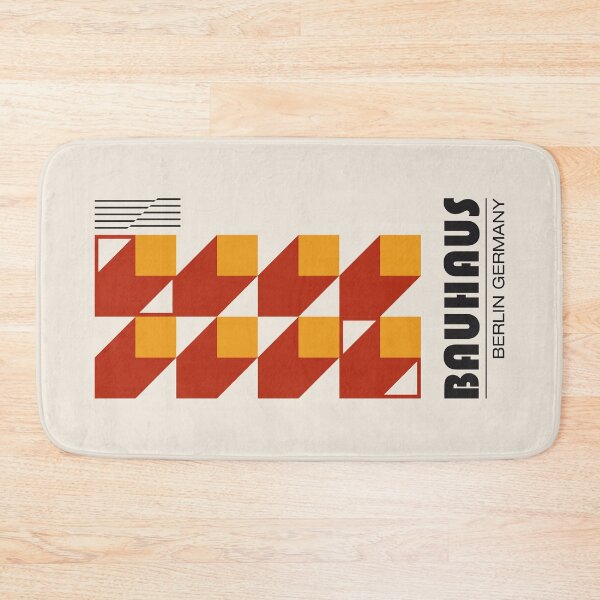 Item preview, Bauhaus - Retro / Art Deco architecture discipline from Berlin, Germany - Available in posters, etc - Rust Blocks designed and sold by ArcFoundationCo.