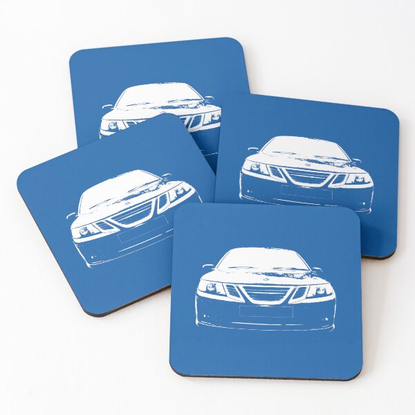 Item preview, Saab 9-3 2nd generation classic car white monoblock designed and sold by soitwouldseem.