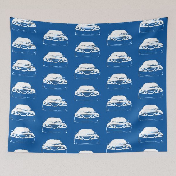 Item preview, Saab 9-3 2nd generation classic car white monoblock designed and sold by soitwouldseem.
