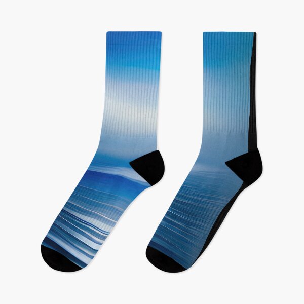 Item preview, Minimalist Seascape 01 Calming Blue designed and sold by mhfoto.